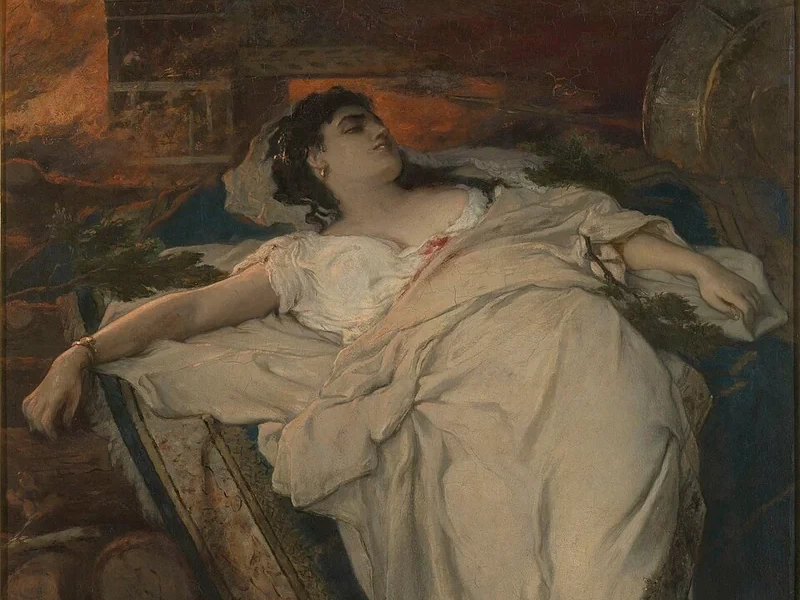 1825-Joseph Stallaert - Polissena sacrificata sulla pira funeraria di Achille